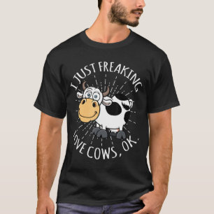 Camiseta Amante de las vacas - Sólo estoy ansioso por las v