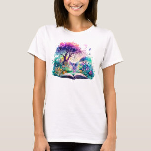 Camiseta Amante de Libros de Fantasía Hada