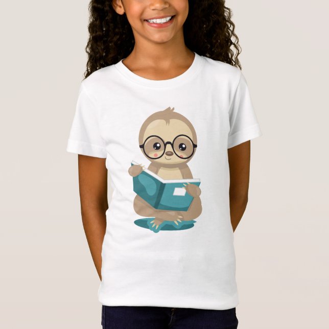 Camiseta Amante de libros escolares de lectura de eslogan c (Anverso)