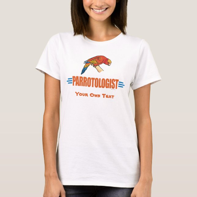 Camiseta Amante de Loro Divertido (Anverso)