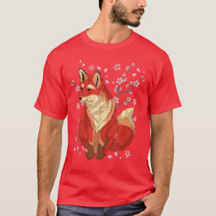 Camiseta Amante de los animales salvajes con flores de cere