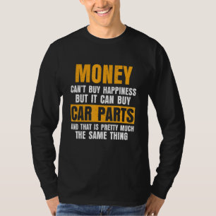 Camiseta Amante de los autos el dinero no puede comprar la 