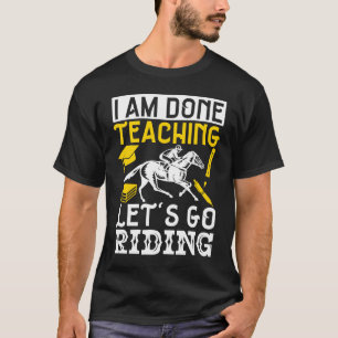 Camiseta Amante de los Caballos Ecuestre Estoy Harto de Ens