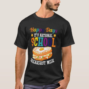 Camiseta Amante de los cereales Días felices es la pausa es