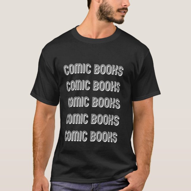 Camiseta Amante de los Cómics (Anverso)