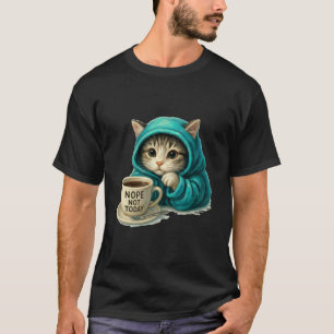 Camiseta Amante de los gatos Mamá gata Persona gato Cafeina