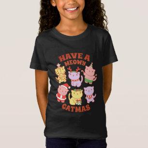 Camiseta Amante de los gatos Navidad, Ten una gatuna navida