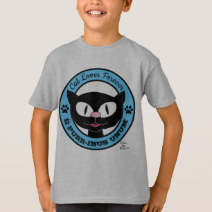 Camiseta Amante de los Gatos por Siempre E PURR-IBUS UNUM