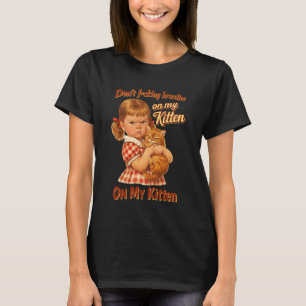 Camiseta Amante de los Gatos Sarcástico No Respires Sobre M