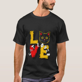 Camiseta Amante de los gatos una experiencia única.