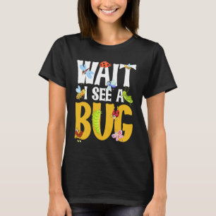 Camiseta Amante de los insectos ciencia de insectos Espera,