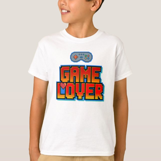 Camiseta Amante de los juegos (Anverso)