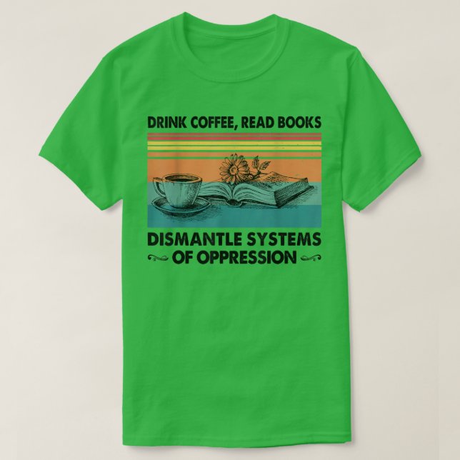 Camiseta Amante de los Libros Bebe Café Lee Libros  (Diseño del anverso)