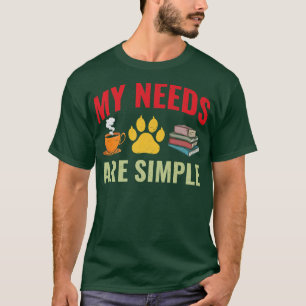 Camiseta Amante de los libros divertidos Coffee Dog Book