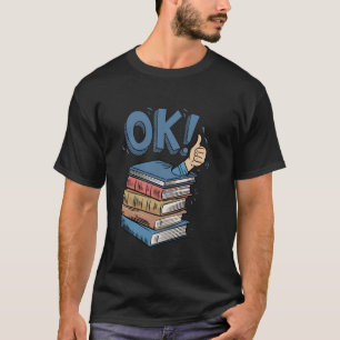 Camiseta Amante de los libros Estoy bien lectores bibliófil