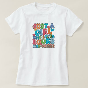 Camiseta Amante de los libros y el café