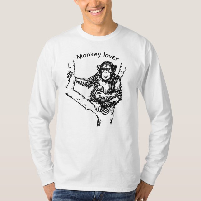 Camiseta Amante de los monos (Anverso)