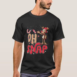 Camiseta Amante de los Navidades de Candy Cane de reno