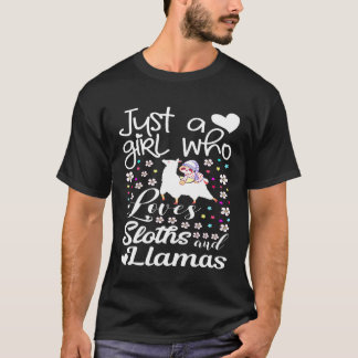 Camiseta Amante de los perezosos  Solo una chica que ama a 