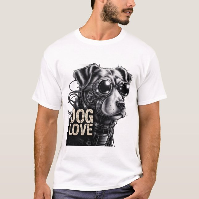 Camiseta amante de los perros (Anverso)