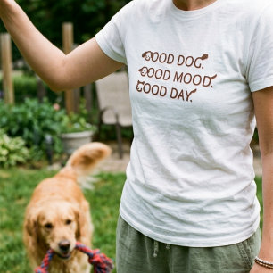 Camiseta Amante de los Perros Buen Perro Buen Humo