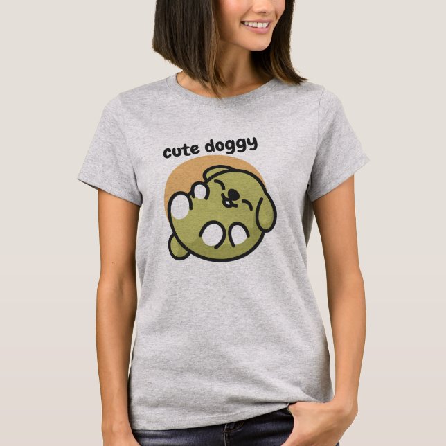 Camiseta Amante de los Perros Perrito Lindo (Anverso)