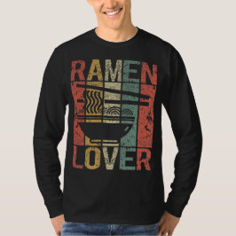 Camiseta Amante de los Ramen del vintage (efecto del