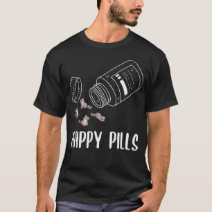 Camiseta Amante de Mapaches Animales Divertido Pastillas Fe
