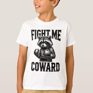 Camiseta Amante de Mapaches Divertido Boxeo Pelea Conmigo C