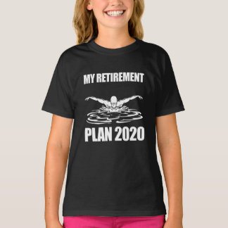Camiseta Amante de natación| Mi Planta de natación de retir