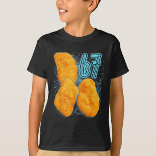 Camiseta Amante de Nuggets de Pollo 67 Meme Seis Siete Poll
