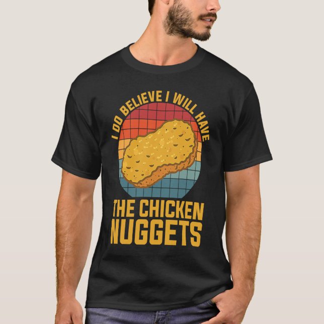Camiseta Amante De Nuggets De Pollo Nuggets De Pollo Comida (Anverso)