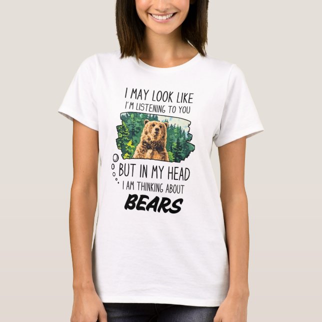 Camiseta Amante de osos divertidos (Anverso)
