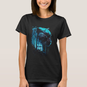 Camiseta Amante de pantera gato grande pantera