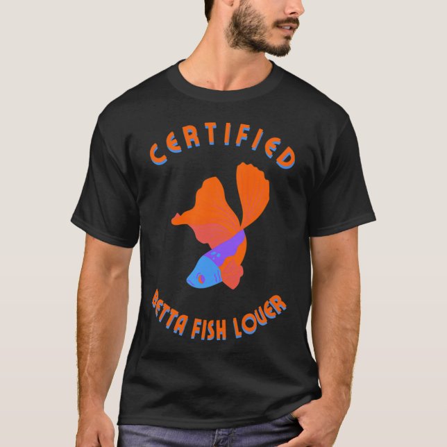 Camiseta Amante de peces Betta (Anverso)
