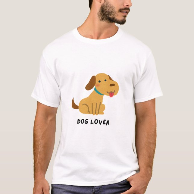 Camiseta AMANTE DE PERROS (Anverso)