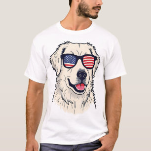 Camiseta Amante de perros de EE. UU. - Cachorro genial con 