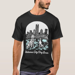 Camiseta Amante de perros de la ciudad de Oklahoma OKC