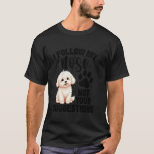 Camiseta Amante De Perros Dueño De Perro Mi Nariz Amante De