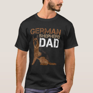 Camiseta Amante de perros padre pastor alemán
