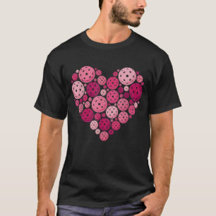 Camiseta Amante de Pickleball Día de San Valentín Picklebal