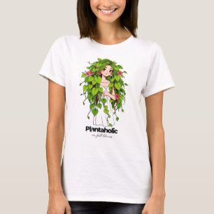 Camiseta Amante de plantas divertidas Plantahólico Humor bo
