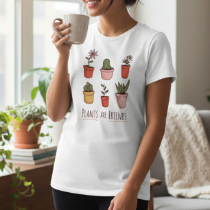 Camiseta Amante de Plantas Divertido Gráfico