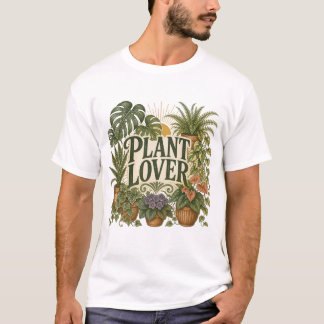 Camiseta Amante de Plantas Vintage – Plantas de Interior Bo
