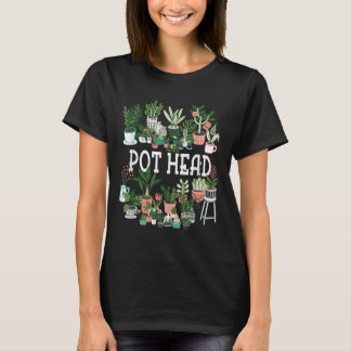 Camiseta Amante De Plantas Y Jardener_ Pot Cabeza Suculento