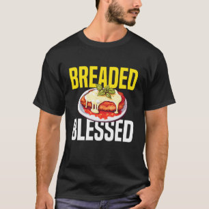 Camiseta Amante de pollo parmesano bendito empanado