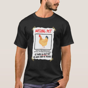 Camiseta Amante de pollos mascotas perdidos pequeño dinosau