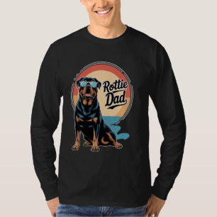 Camiseta Amante de Rottweiler Perro Rottie Papá