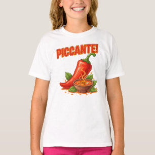 Camiseta Amante de Salsa Picante – Diseño de Pimie