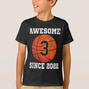 Camiseta Amante de Sketll en su 3er cumpleaños 3 años de ed